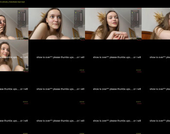 existencee — 9 minute Chaturbate female naked cam show, 720p, Jun 8, 2024