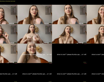 existencee — 28 minute Chaturbate female naked cam show, 720p, Jun 22, 2024