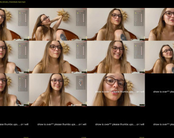 existencee — 34 minute Chaturbate female naked cam show, 720p, Aug 10, 2024