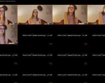 existencee — 16 minute Chaturbate female naked cam show, 720p, Jan 7, 2025