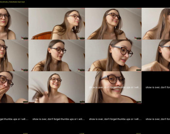 existencee — 22 minute Chaturbate female naked cam show, 720p, Apr 12, 2025